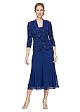 Alex Evenings Women's Tea Length Jacket