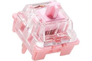 KPREPUBLIC KTT Rose Switch Linear 63g MX Switch for Mechanical Keyboard - Factory Lubed Pink PC PA POM (x90)