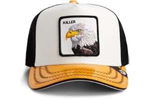 Goorin Concrete Killer Trucker Hat for Men and Women, White, One Size, Unisex