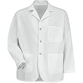 Red Kap Men's Notch Collar Lapel Counter Coat