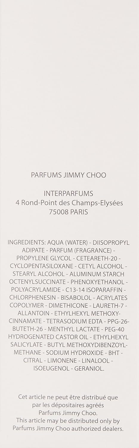 jimmy choo ingredients