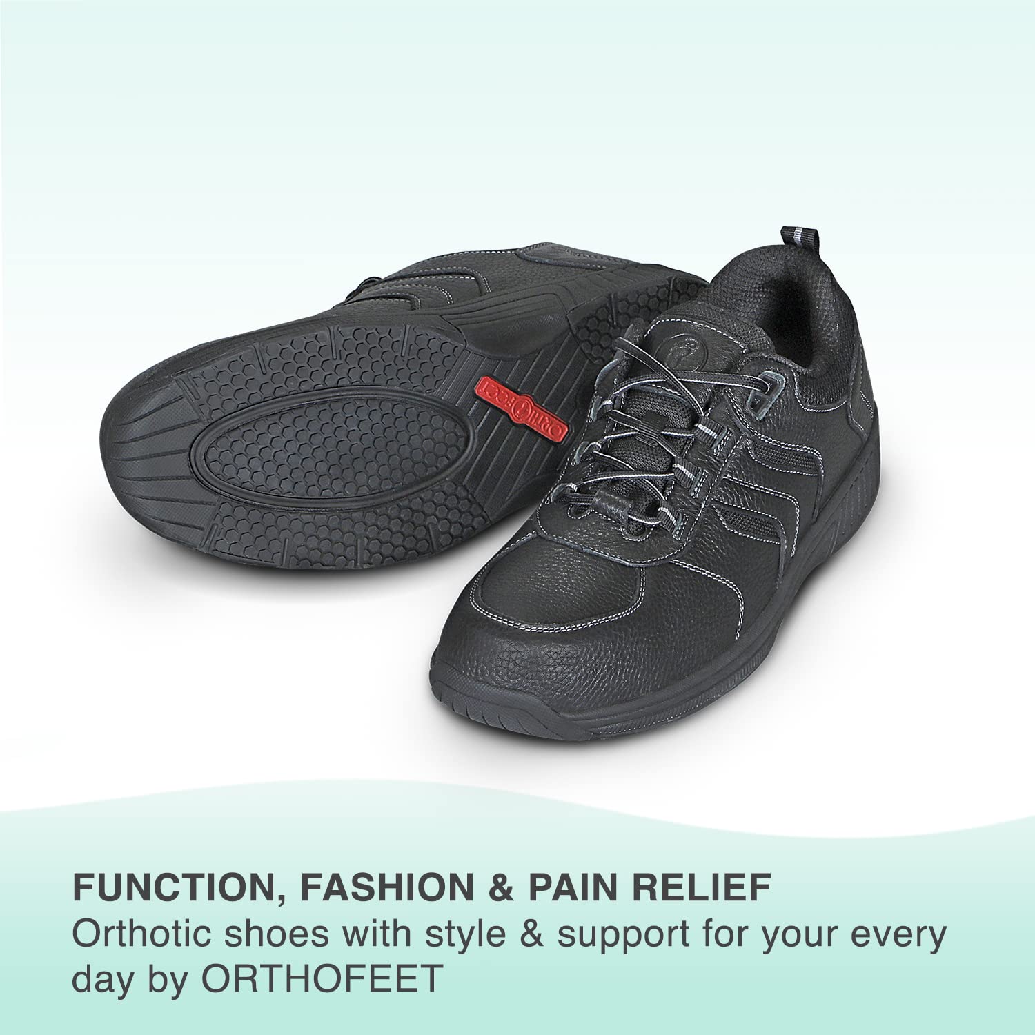 Orthofeet Innovative Orthopedic Shoes for Men Proven Comfort
