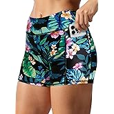 Daci Womens Tummy Control Swim Shorts - 3" High Waisted Bathing Suit Short with Pockets Liner UPF 50+ 2025 Swimsuit Bottom