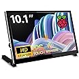 WIMAXIT 10.1" Raspberry Pi Touch Screen Portable Monitor, 1024X600 IPS Mini Small HDMI Display for Raspberry Pi 5 4 3 2 Zero B+ Model B Xbox PS4 iOS Windows 7/8/10, No Driver Required