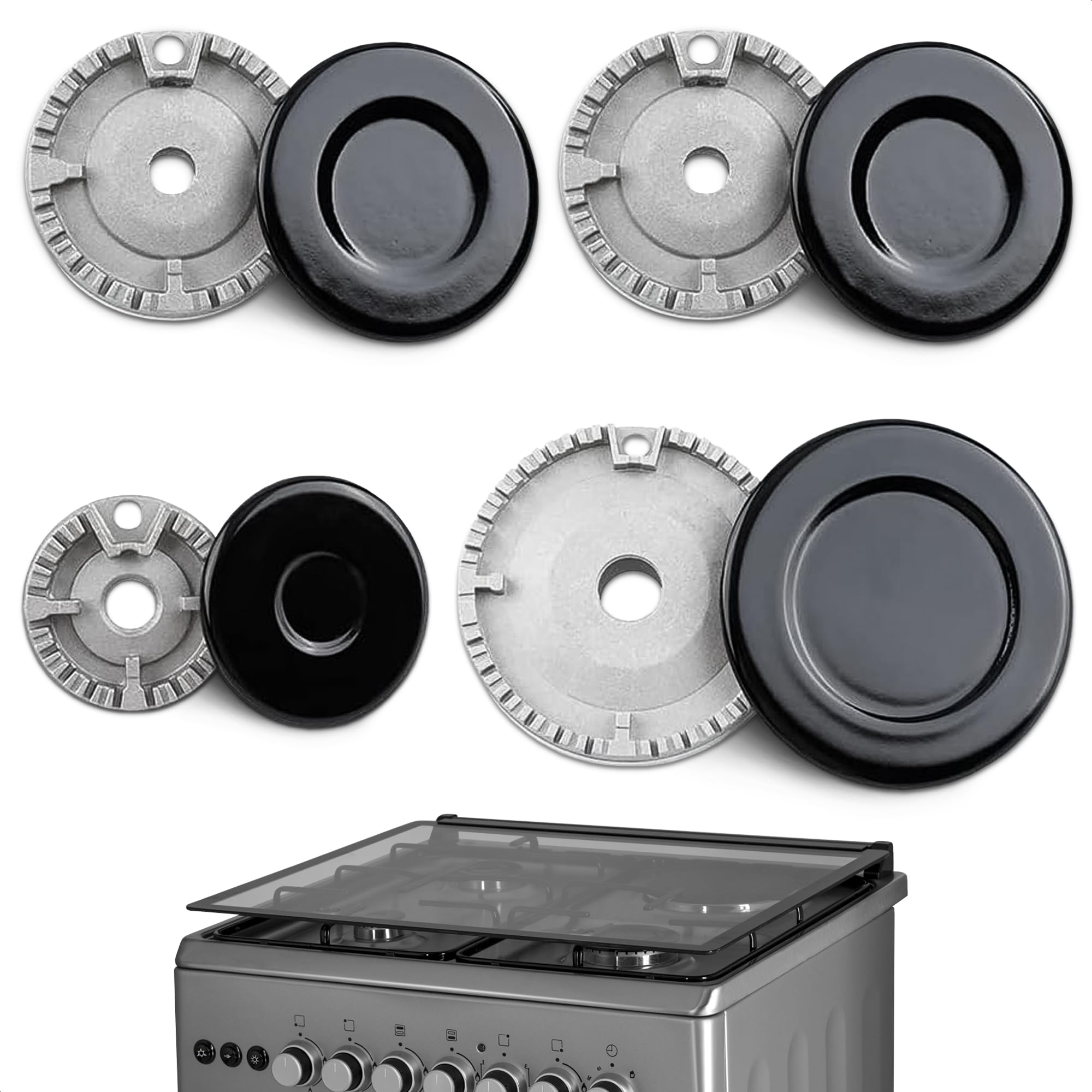 Mua LIBERHAUS 4Pcs Portable Gas Stove Burners Replacement Surface