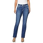 Angels Forever Young Women's Curvy Bootcut Mid-Rise Jeans (Standard and Plus)