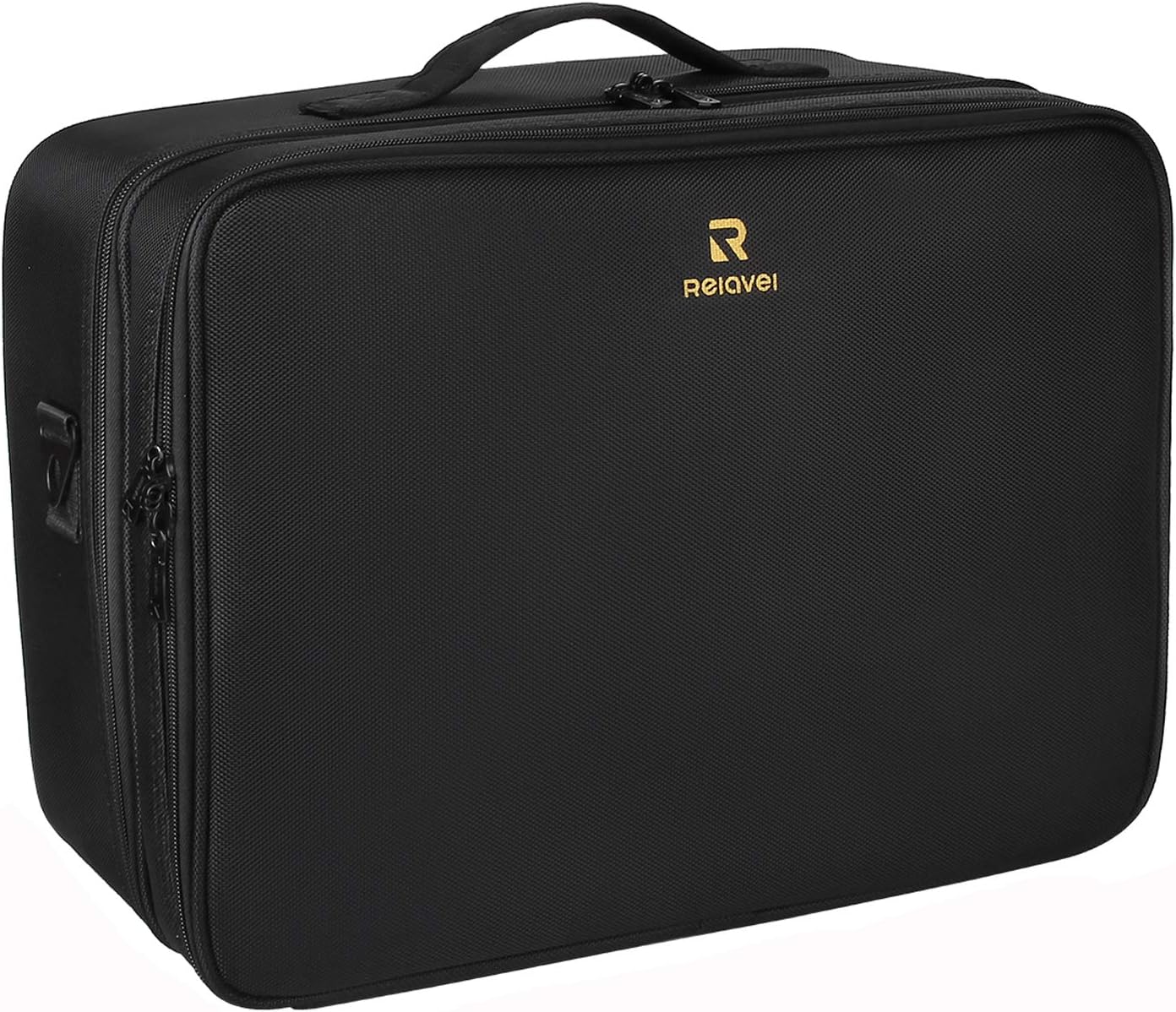 Relavel Extra Large Makeup Case Travel Makeup Train Case Professional