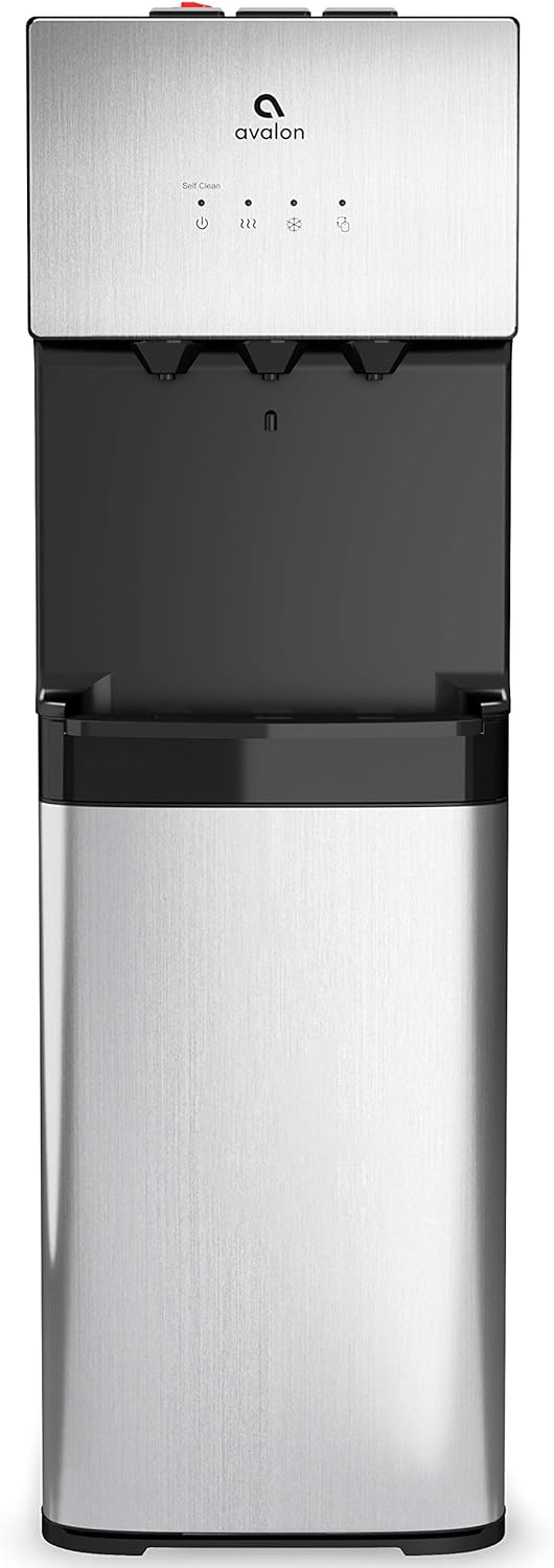 Avalon Limited Edition Self Cleaning Water Cooler Dispenser, 3 Temperature Settings - Hot, Cold & Cool Water, Durable Stainless Steel Construction, Bottom Loading - UL/Energy Star Approved: Appliances