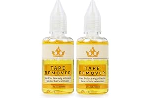 LANCAINI Tape in Extension Remover - Fast Acting Hair Extensions Hair Glue Lace Wig Glue Remover,Tape in Hair Extensions Adhesive Remover(Two Bottles)
