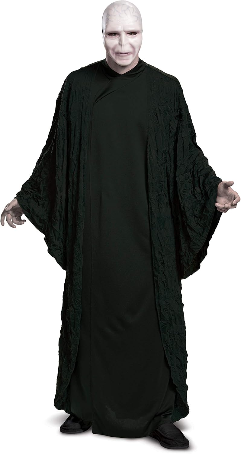 Harry Potter Cosplay Lord Voldemort Adult Male Cape Costume Party Halloween Suit Men Costumes