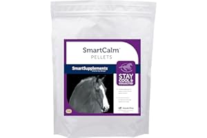 SmartEquine SmartCalm Pellets Horse Calming Supplement | No Added Sugar or Herbs | Equine Supplement | 56 Servings | 7.5 lb Bag