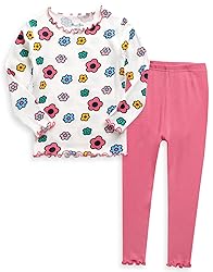 VAENAIT BABY Infant Toddler Girls Pajamas Pjs 2pcs