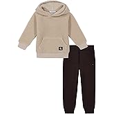 Calvin Klein baby-boys 2pc Berber Hoodie Pant Set