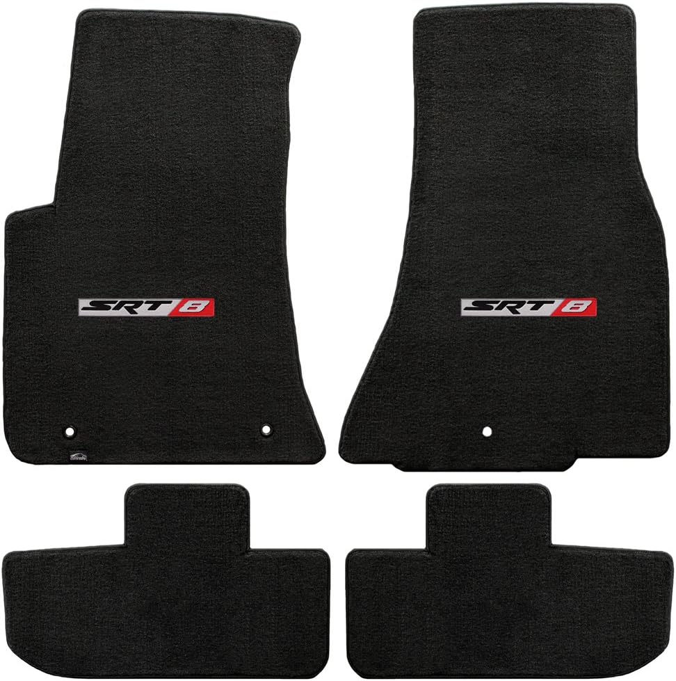 Lloyd Mats VELOURTEX Floor Mats for CHALLENGER 2011-ON 4PC SET-1962 EBONY-VELOURTEX - SRT8