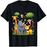 Forest Animals Jungle Animal Idea for Kids & Animal Themed T-Shirt
