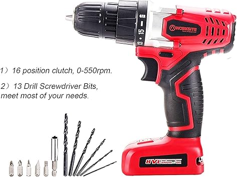 WORKSITE CD324 Power Drills product image 5