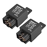 uxcell 2 Pcs Z1507091/4 4 Pin DC 12V 40A Universal