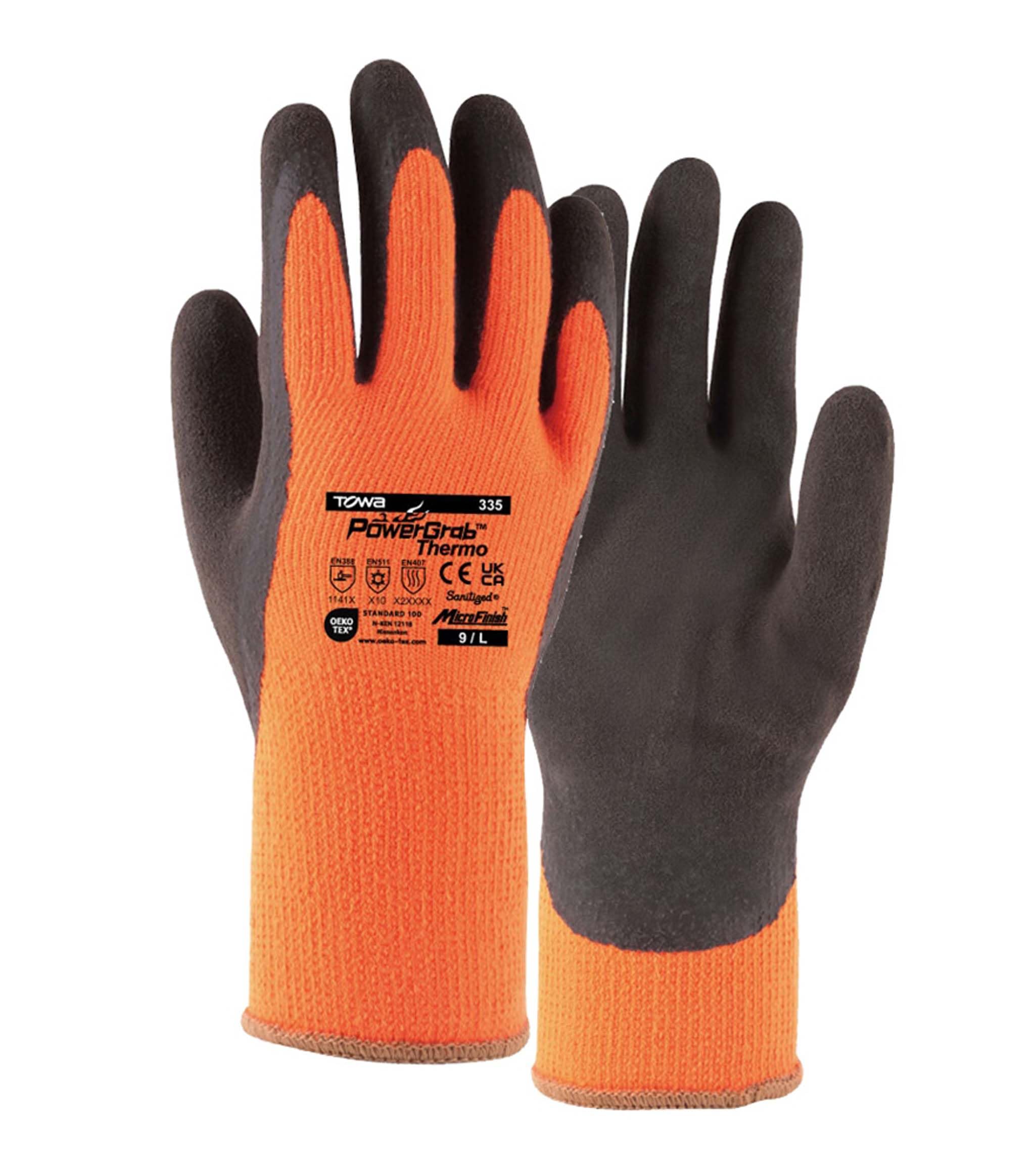 Görte Winter Gloves Power Grab Orange Personal Care Products, Orange, M (Pack of 1) EU