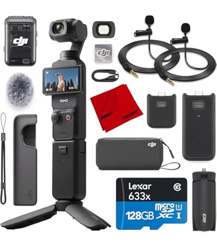 DJI OSMO POCKET 3 CREATOR COMBO 新品同様+SD Amazon.com : DJI Osmo Pocket 3 Creator Combo Bundle with Clip-On