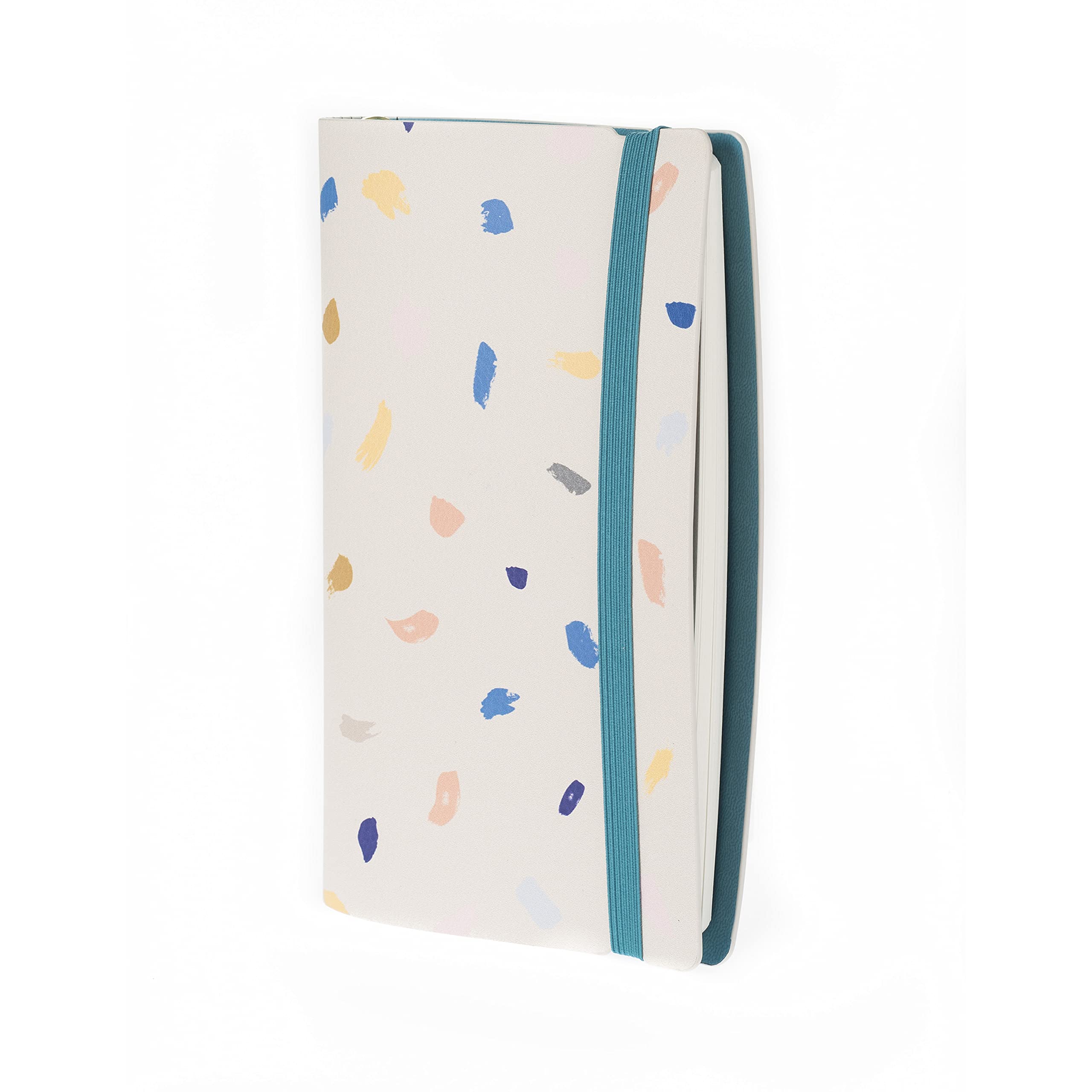 Collins - Undated Week-to-View Personal Dayplanner - Soft Cover Fashion - Brush Strokes