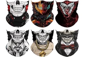 Neck Gaiter Mask,UV Protection Bandana Gator Face Cover Covering Mask,Tube Scarf,Neck Warmer Balaclava,Headband for Outdoors