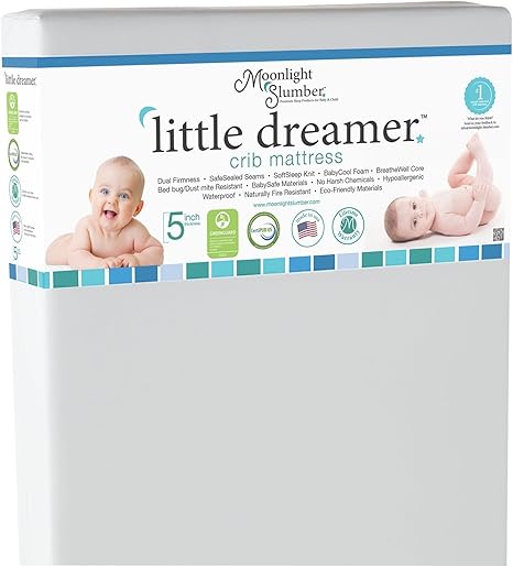 moonlight slumber little dreamer dual sleep surface crib mattress mattress