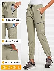 baleaf Women's Hiking Pants Quick Dry Water