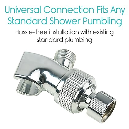 Portable High Pressure Vive Handheld Shower Head Long Hose Clean