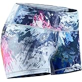 Women's 3"/ 5" Silicone No Ride Up Athletic Running Workout Shorts Active Yoga Volleyball WOD Compression Short Booty