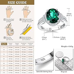 AGRULE Big Statement Cocktail Ring for Men Women