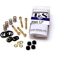 T&S Brass B50P Parts Kit for A Foot Pedal Valve Clear, Medium
