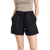 Vince Women's Tie Front Pull On Shorts