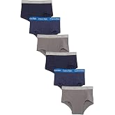 Calvin Klein Kids Boys' Modern Cotton Brief Underwear 6-Pack