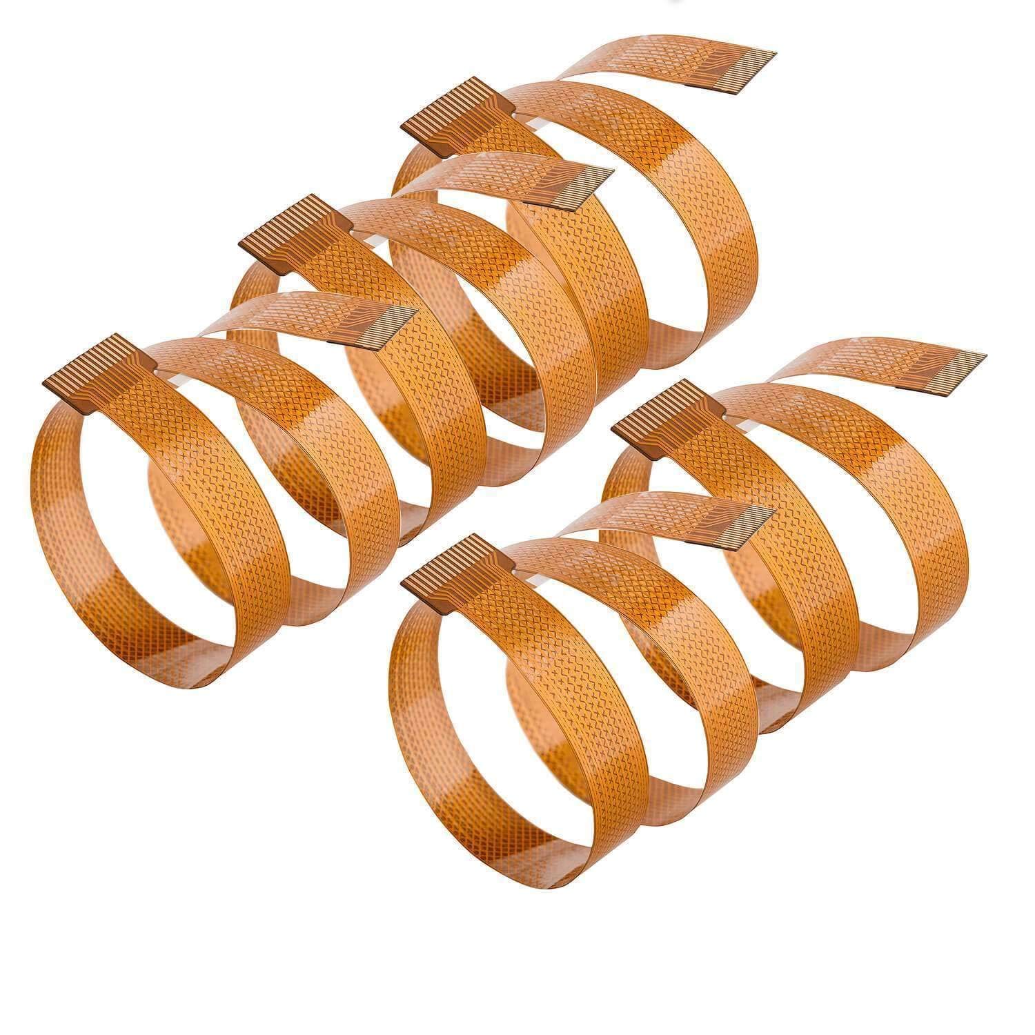 AZDelivery 5 x Flex Ribbon Cable 30 cm (12 inch) compatible with Raspberry Pi Zero Camera/Display including E-Book!