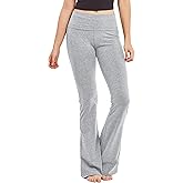 MOPAS Women's Soft Comfy Cotton Spandex Yoga Sweat Lounge Gym Sports Athletic Pants