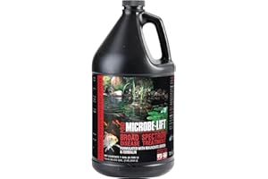 MICROBE-LIFT BSDTG1 Broad Spectrum Disease Treatment for Ponds and Outdoor Water Gardens, for Live Koi Fish, Goldfish, Plants, and Decor, 1 Gallon