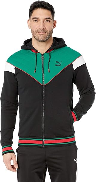 green puma track jacket