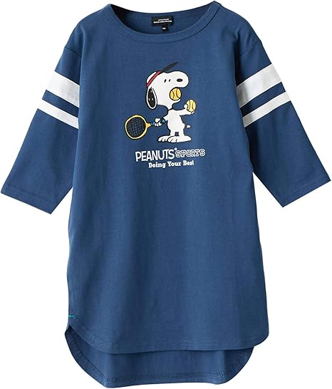 Amazon ユナイテッドアローズ グリーンレーベル リラクシング キッズ Peanuts プリントワンピース 1595 Md Gray 15 135 ワンピース チュニック 通販