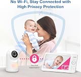 VTech VM7467 Baby Monitor 7" LCD Remote Pan Tilt Zoom 178° Night Light view 9