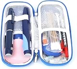 YOUSHARES Insulin Cooler Travel Case Monjaro with 2 Ice Packs Blue view 8