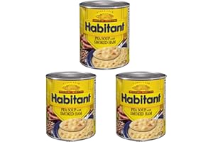 Habitant Pea Soup with Smoked Ham 796ml/28 fl. oz. 3-Pack {Imported from Canada}