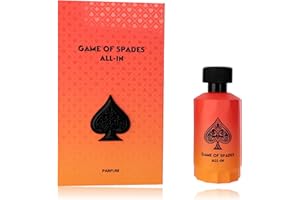 Jo Milano Game of Spades All-In Eau De Parfum Spray | 3.4 oz (100ml) | Lime, Blood Orange, Bergamot, Tiare Flower, Musk, Sand