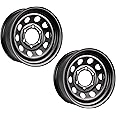 eCustomrim 2-Pack Trailer Rim Wheel 15X6 Black Modular 2830 Lb. 4.27 Center Bore 6 Lug