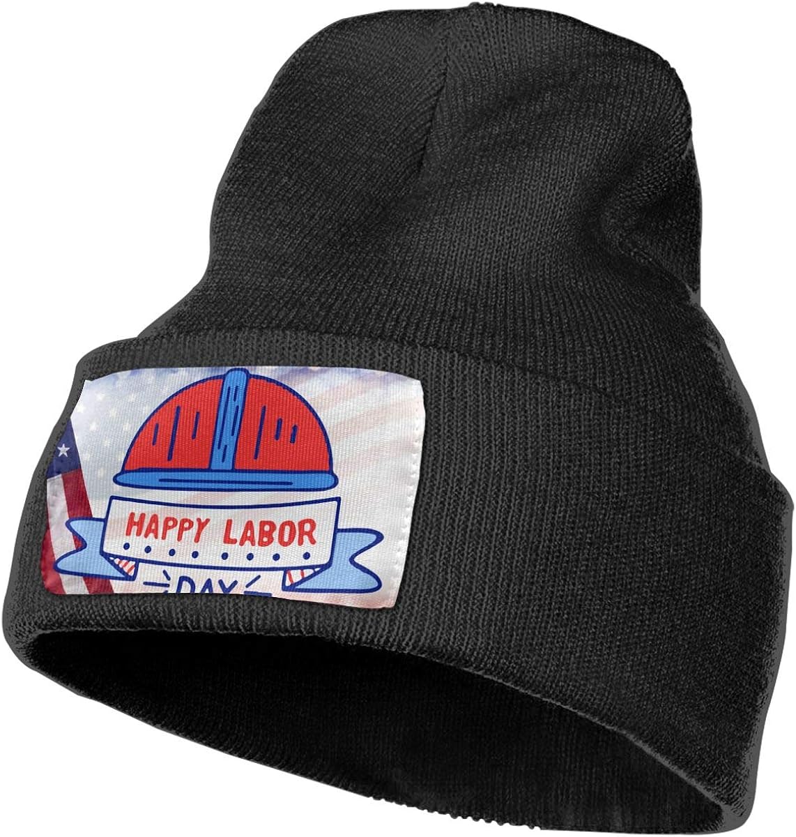 Labor Day American Flag Beanie Cap Hat Men & Women Knitting Hats