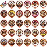 Flavored Coffee in Single Serve Coffee Pods - Flavor Coffee Variety Pack for Keurig K Cups Machine from Crazy Cups, 30 Count