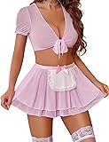 Avidlove Cosplay Lingerie Set Two Piece Maid