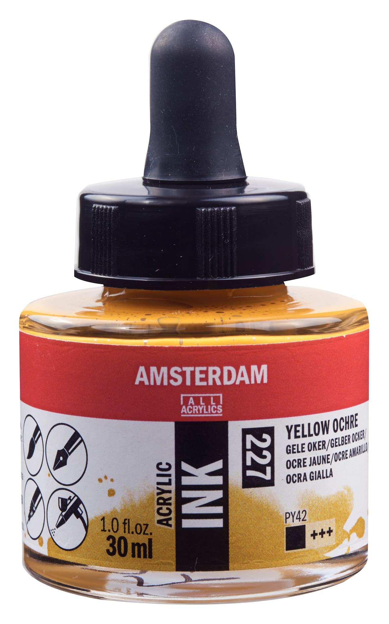 Amsterdam ACRYLC INK YELLO OCHR