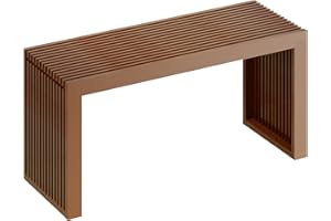 APRTAT Bamboo Dining Bench Indoor Long Entryway Shoe Rack Bench,Outdoor Modern Wood Benches 35 Inch Bamboo Bench for Living Room Hallway Bedroom Bathroom