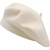 DLAPL Winter French Beret Hat Kaschmir Solid Color Knitted Berets