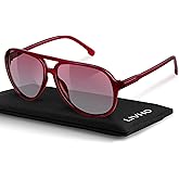 livho Trendy Polarized Aviator Sunglasses Women Men, Retro Sun Glasses for Women Men 2025, Oversized UV Protection Shades